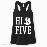 Hi Five 5 Years Old 5th Birthday Women's Tank Top thumb 0