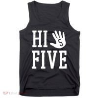 Hi Five 5 Years Old 5th Birthday Tank Top thumb 0