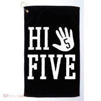 Hi Five 5 Years Old 5th Birthday Golf Towel thumb 0
