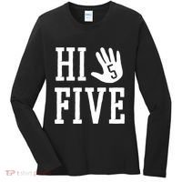 Hi Five 5 Years Old 5th Birthday Women's Long Sleeve Shirt thumb 0