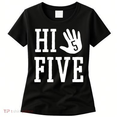 Hi Five 5 Years Old 5th Birthday Women's T-Shirt