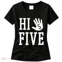 Hi Five 5 Years Old 5th Birthday Women's T-Shirt thumb 0
