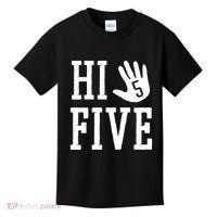 Hi Five 5 Years Old 5th Birthday Kids T-Shirt thumb 0