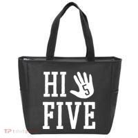 Hi Five 5 Years Old 5th Birthday Tote Bag thumb 0