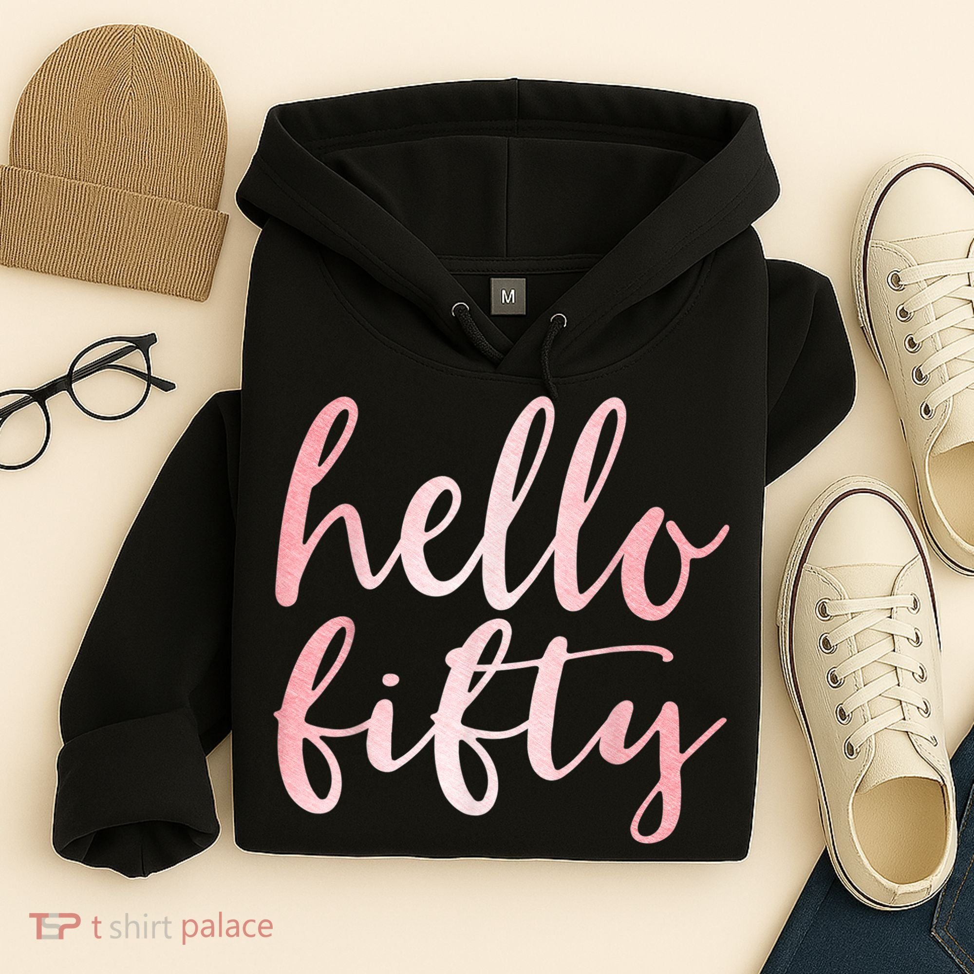 Hello Fifty 50th Birthday Squad 50 Year Old  WoM.e.n.s Hoodie