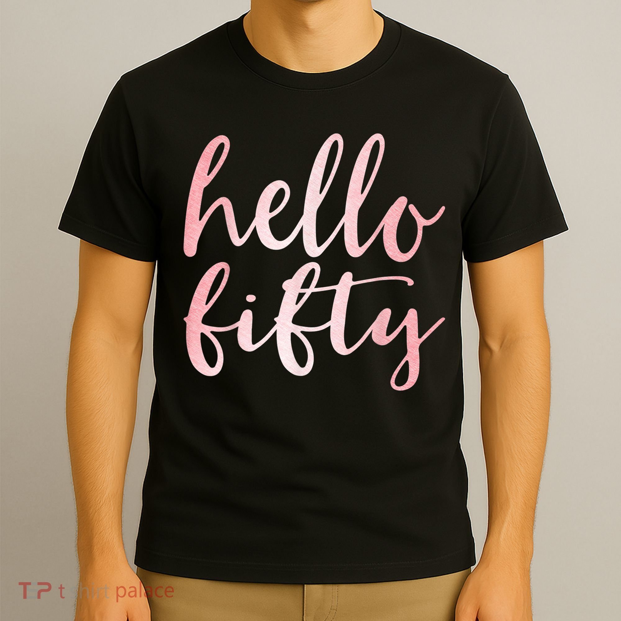 Hello Fifty 50th Birthday Squad 50 Year Old  WoM.e.n.s T-Shirt