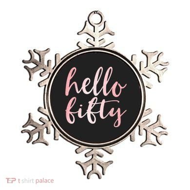 Hello Fifty 50th Birthday Squad 50 Year Old  WoM.e.n.s Ornament