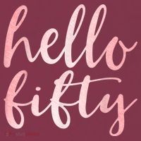Hello Fifty 50th Birthday Squad 50 Year Old  WoM.e.n.s 16oz Travel Tumbler thumb 2