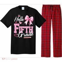 Hello Fifth 5th Grade First Day Of School Coquette Teacher Pajama Set thumb 0