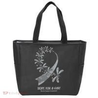 Hope For A Cure Brain Cancer Awareness Cancer Support Gray Ribbon Tote Bag thumb 0
