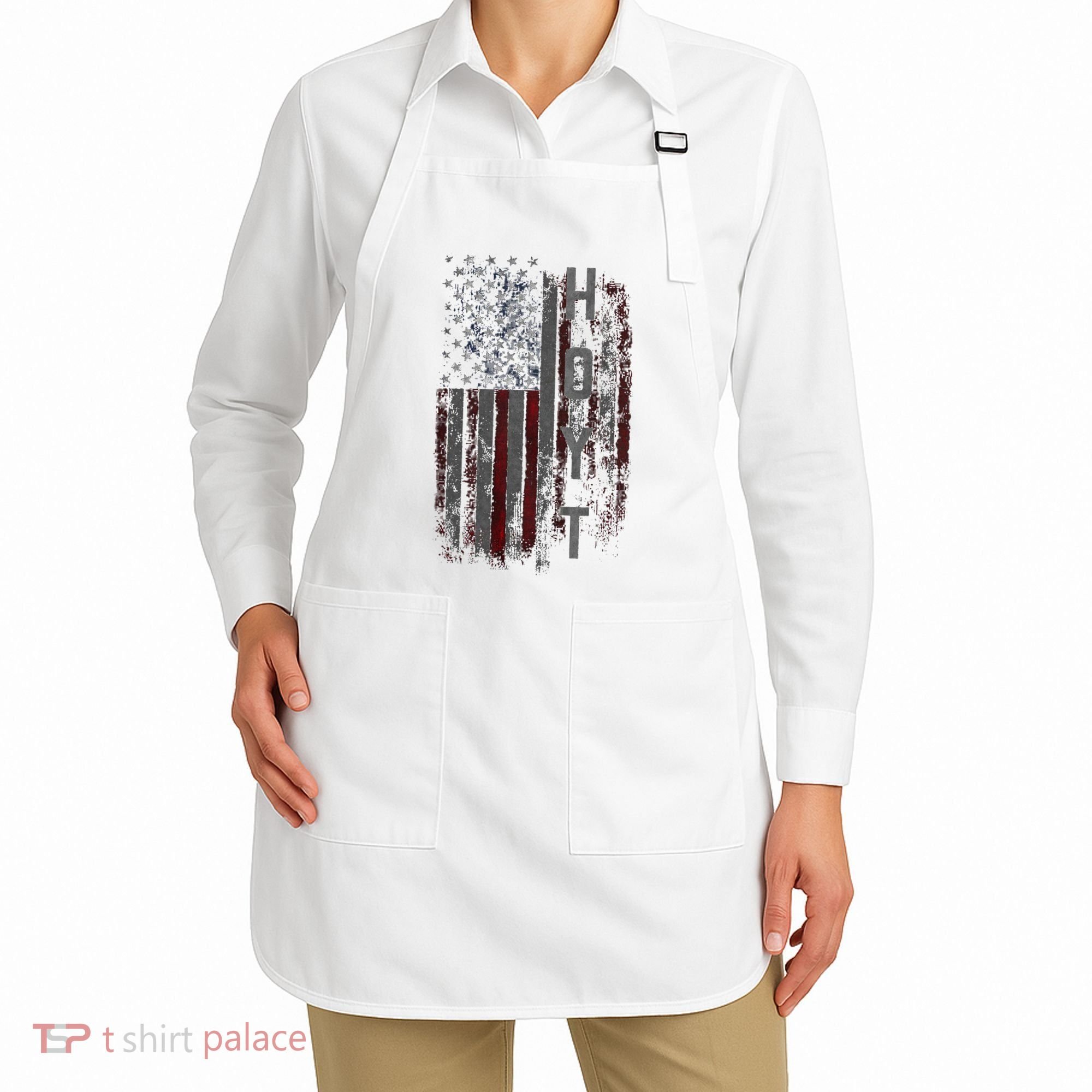 Hoyt Family American Flag Apron