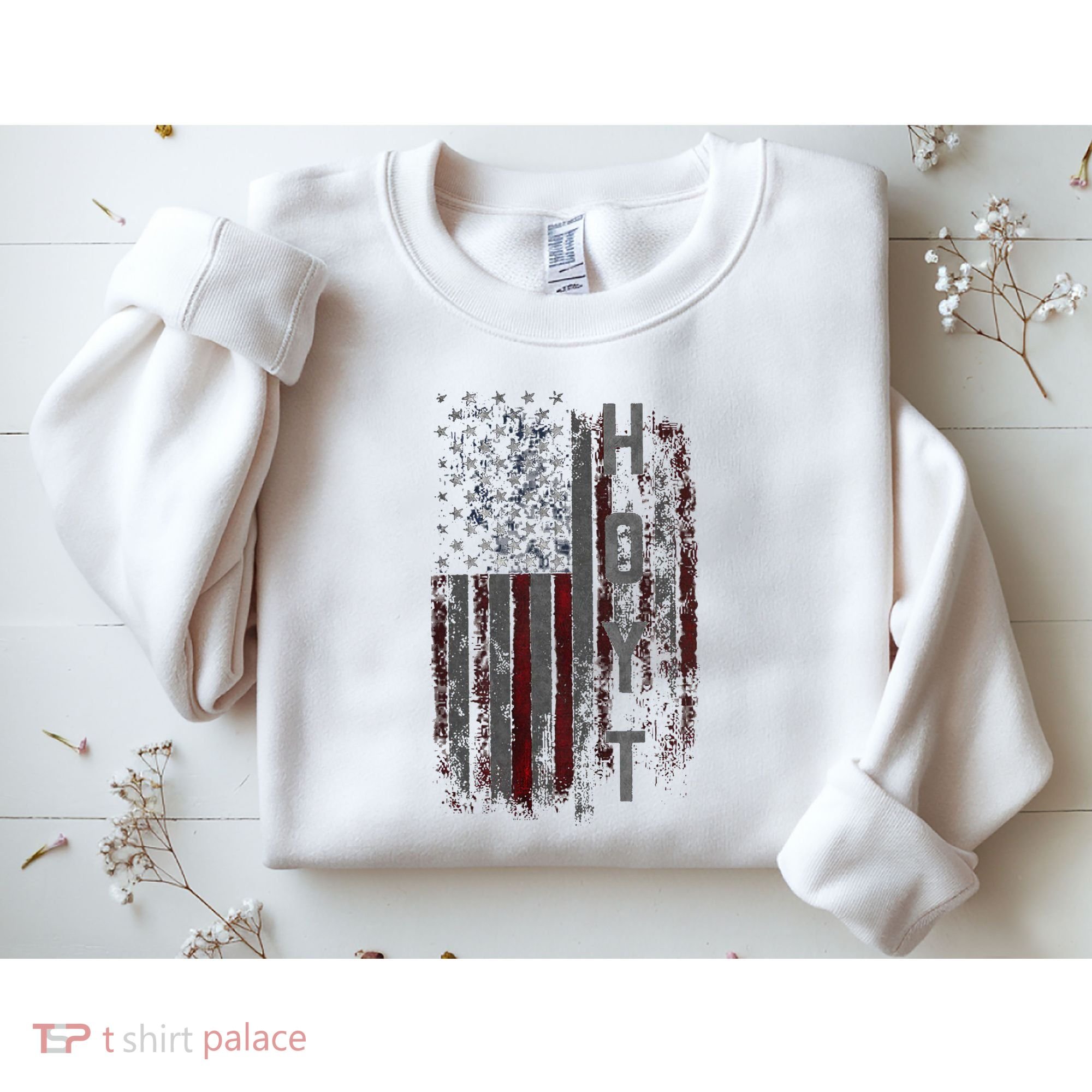 Hoyt Family American Flag Sweatshirt