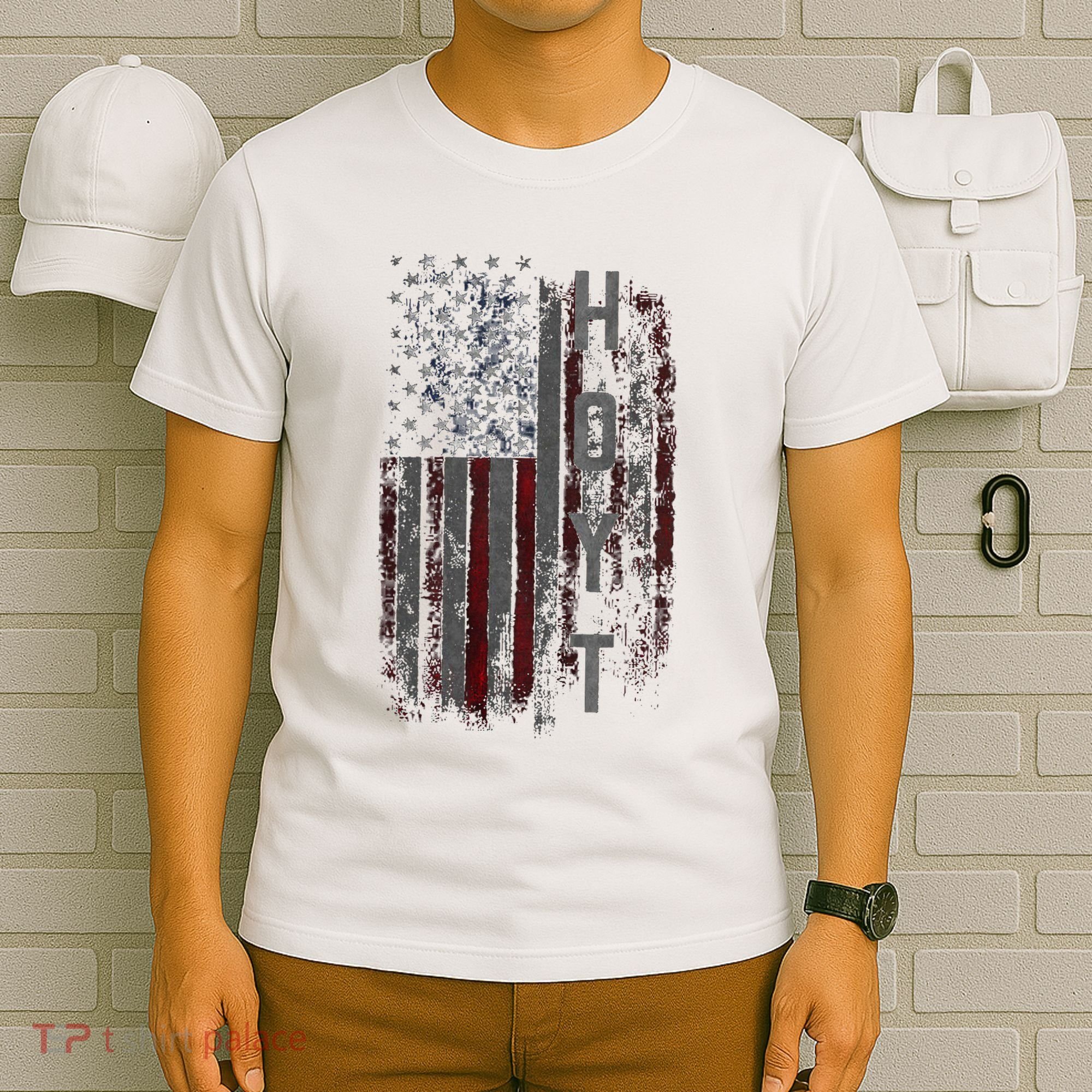 Hoyt Family American Flag T-Shirt