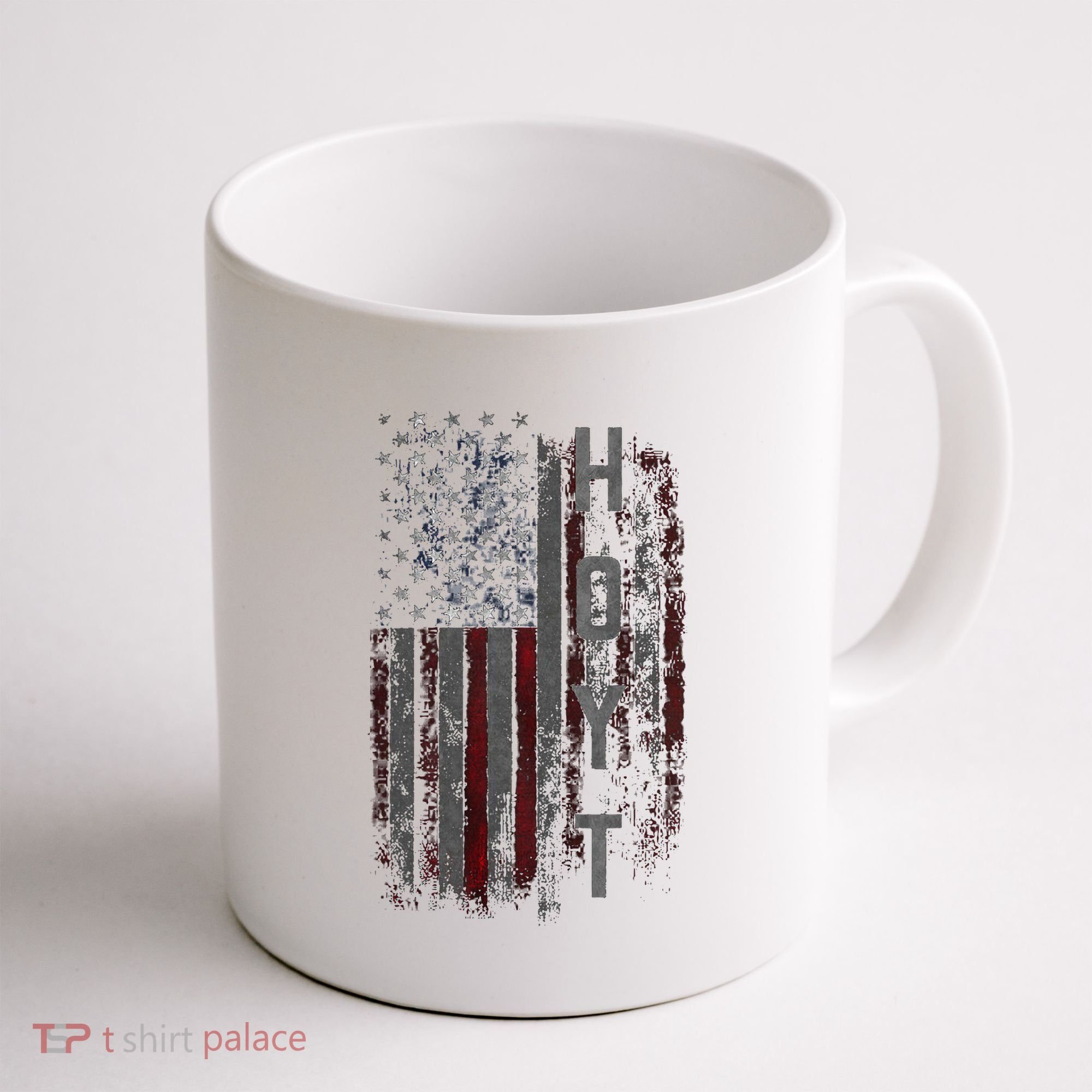 Hoyt Family American Flag Coffee Mug