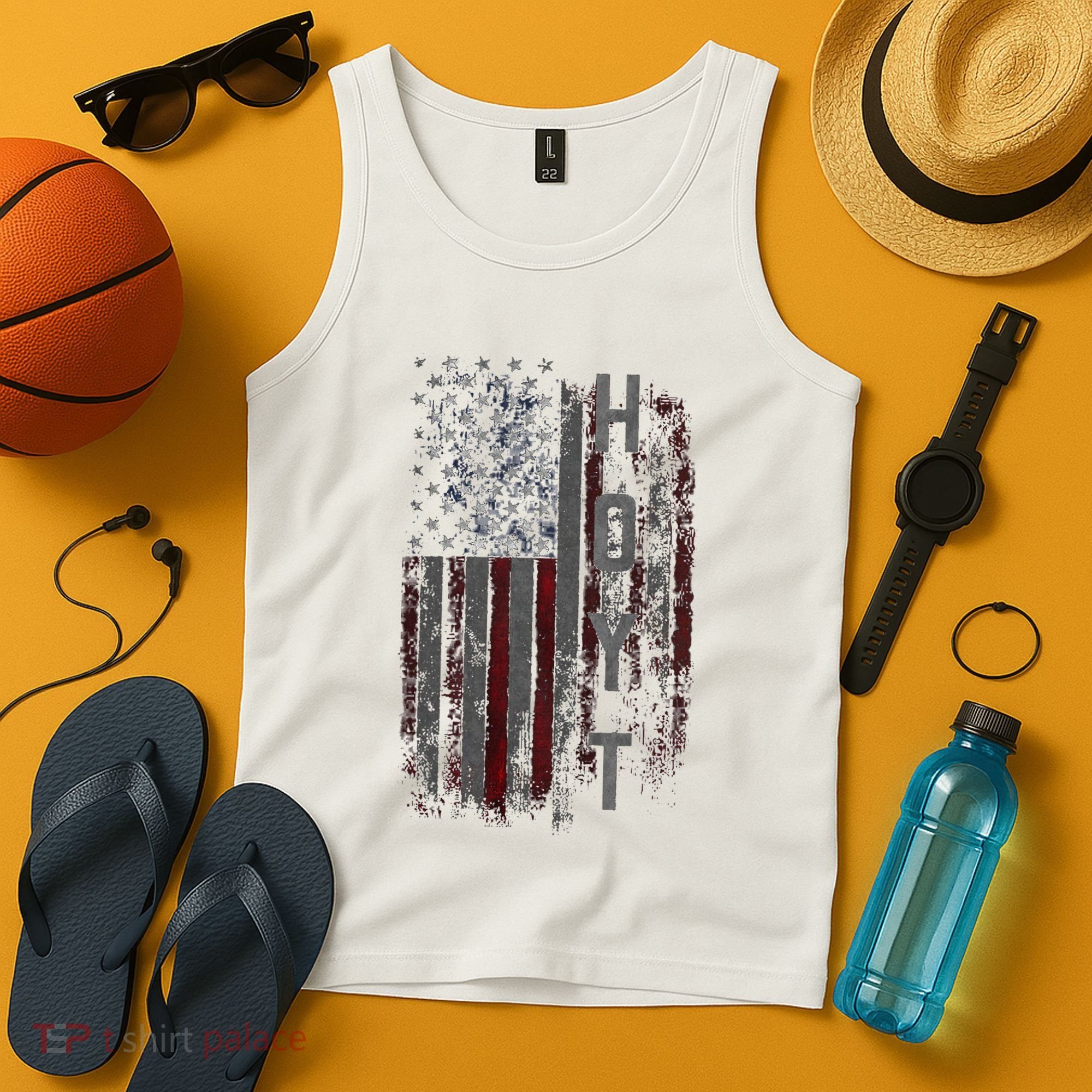 Hoyt Family American Flag Tank Top