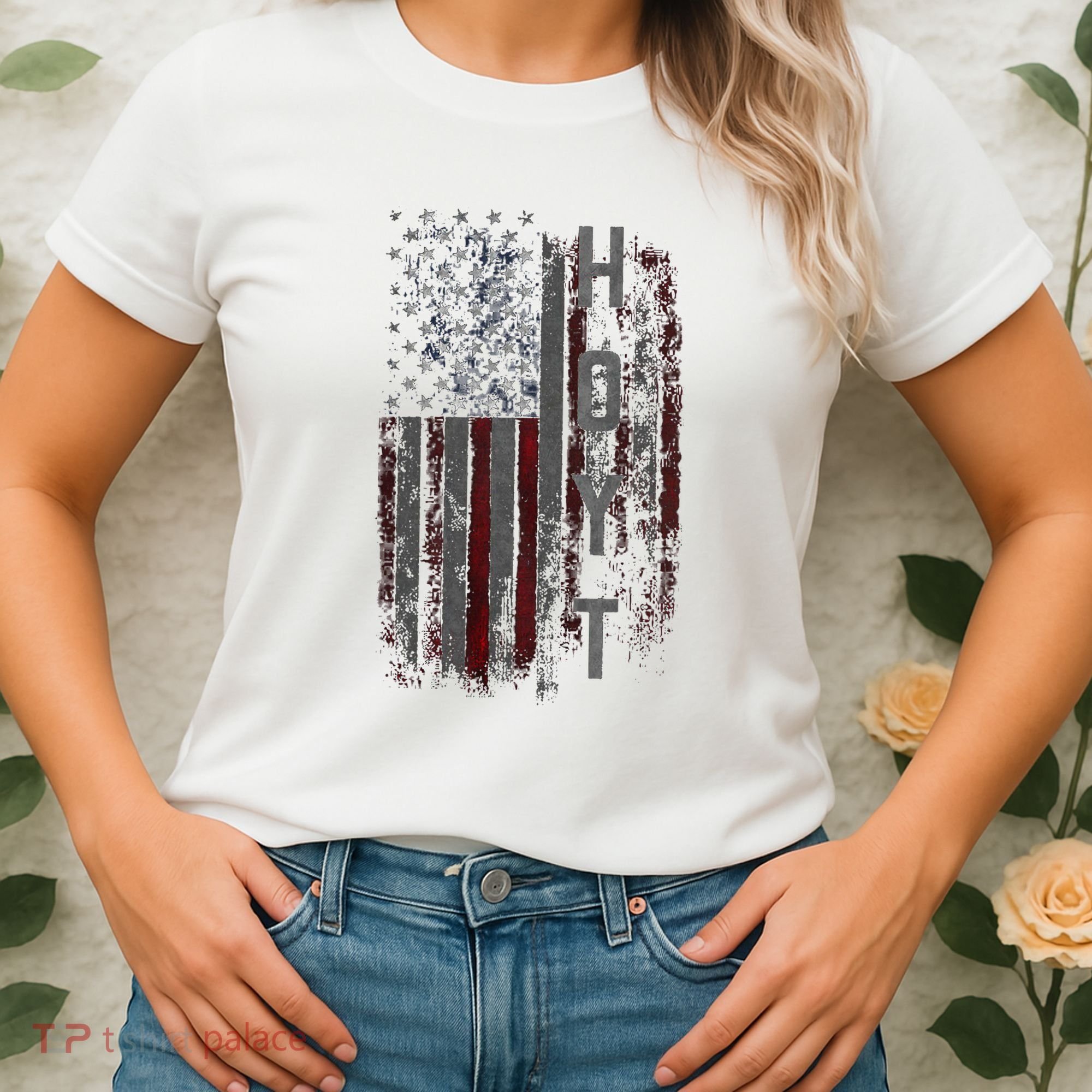 Hoyt Family American Flag Women's T-Shirt
