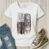 Hoyt Family American Flag Women's T-Shirt thumb 3