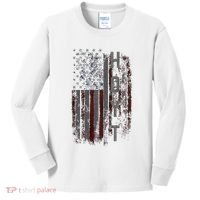 Hoyt Family American Flag Kids Long Sleeve Shirt thumb 0
