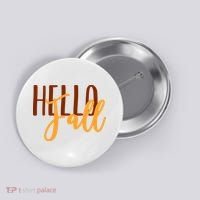 Hello Fall Autumn Lover Button thumb 0