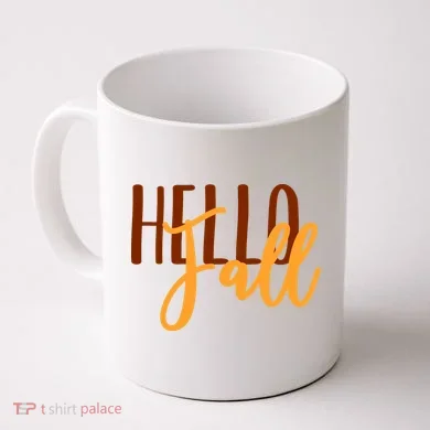 Hello Fall Autumn Lover Coffee Mug