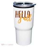 Hello Fall Autumn Lover Tumbler thumb 0