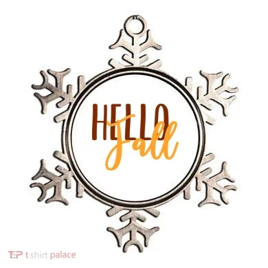 Hello Fall Autumn Lover Ornament