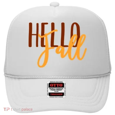 Hello Fall Autumn Lover Hat