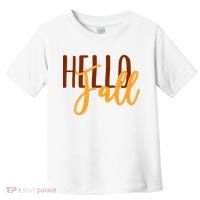 Hello Fall Autumn Lover Toddler T-Shirt thumb 0