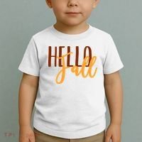 Hello Fall Autumn Lover Toddler T-Shirt thumb 2