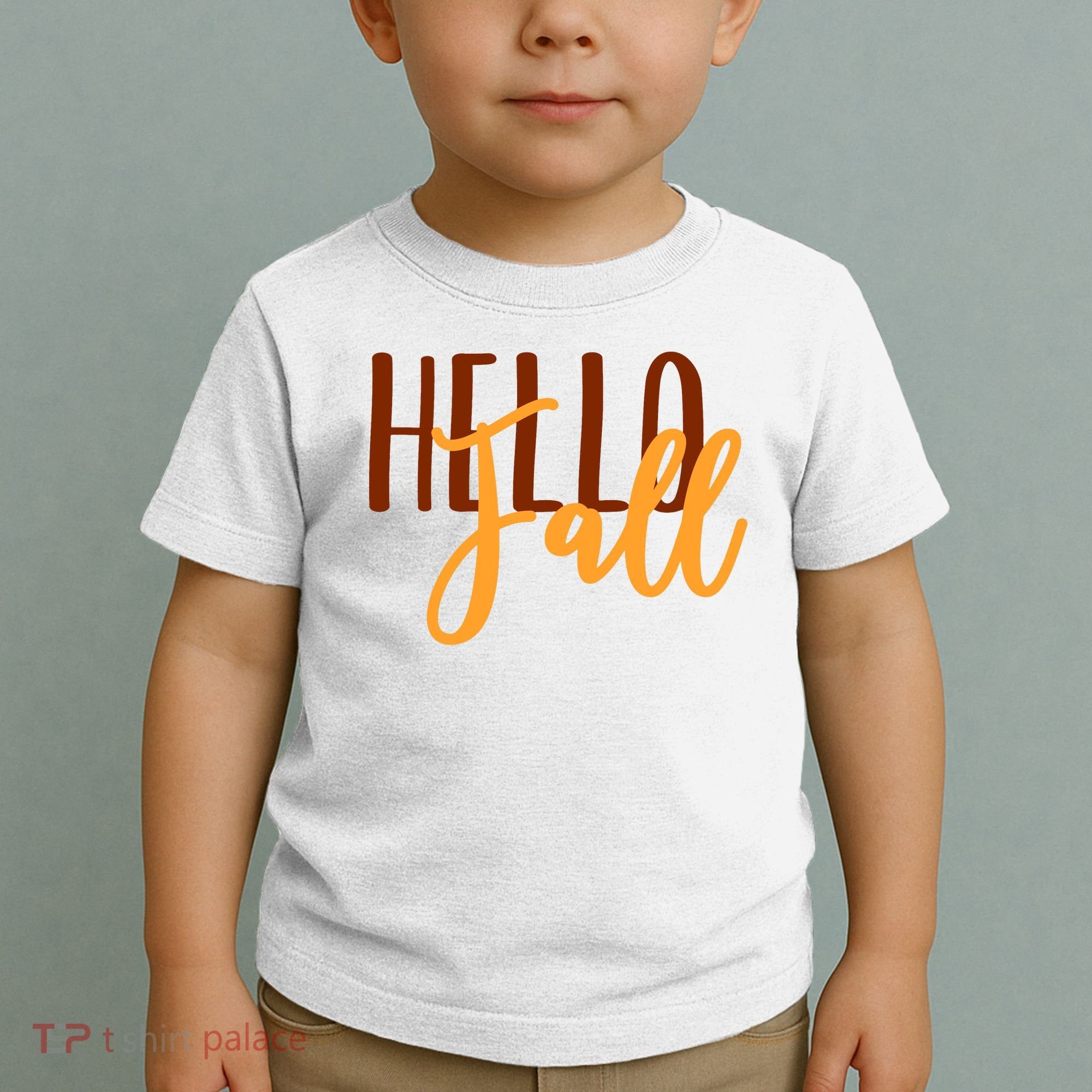 Hello Fall Autumn Lover Toddler T-Shirt