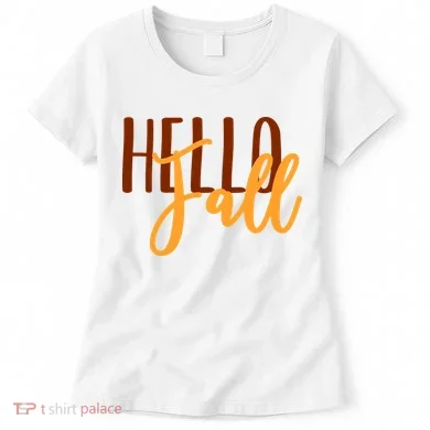 Hello Fall Autumn Lover Women's T-Shirt