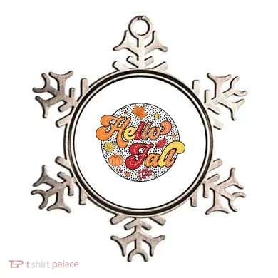 Hello Fall Autumn Season Lover Ornament