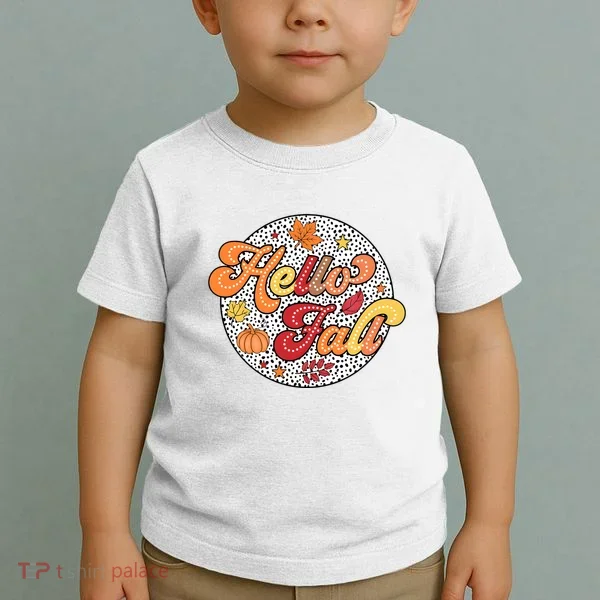 Hello Fall Autumn Season Lover Toddler T-Shirt