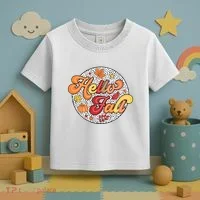 Hello Fall Autumn Season Lover Toddler T-Shirt thumb 3