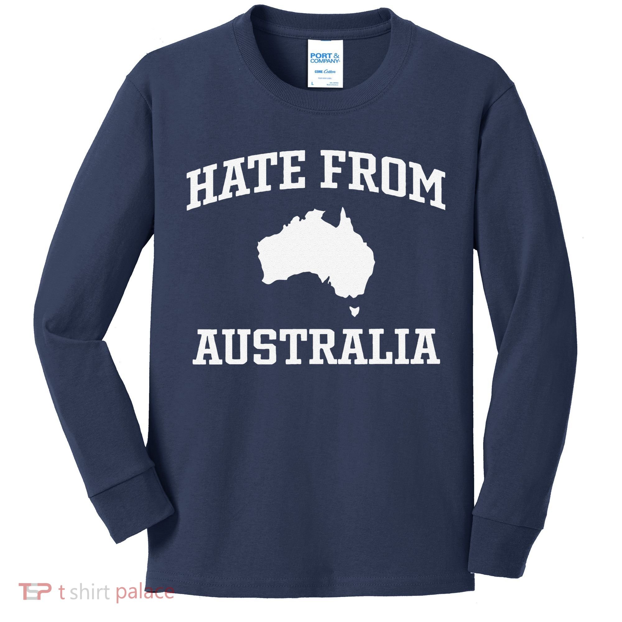 Hate From Australia Kids Long Sleeve Shirt