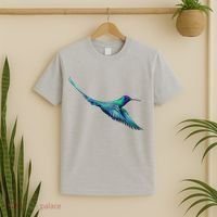 Hummingbird From A Splash T-Shirt thumb 2