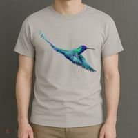 Hummingbird From A Splash T-Shirt thumb 3