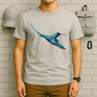 Hummingbird From A Splash T-Shirt thumb 6