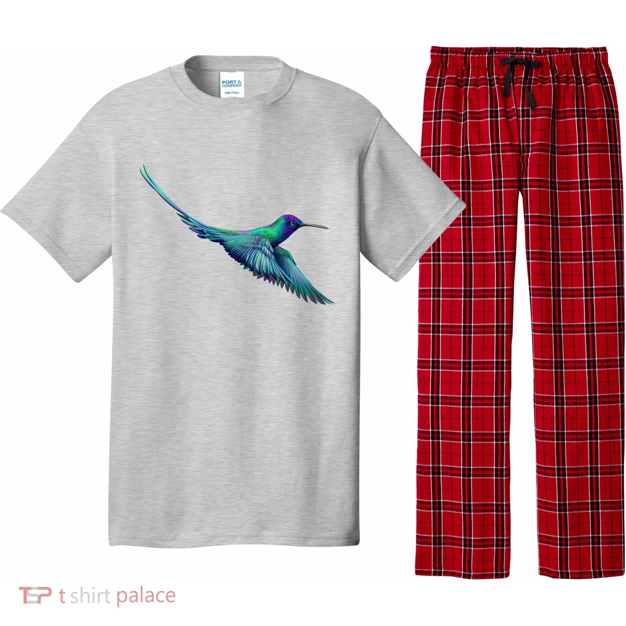 Hummingbird From A Splash Pajama Set
