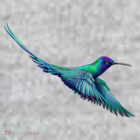 Hummingbird From A Splash Pajama Set thumb 2