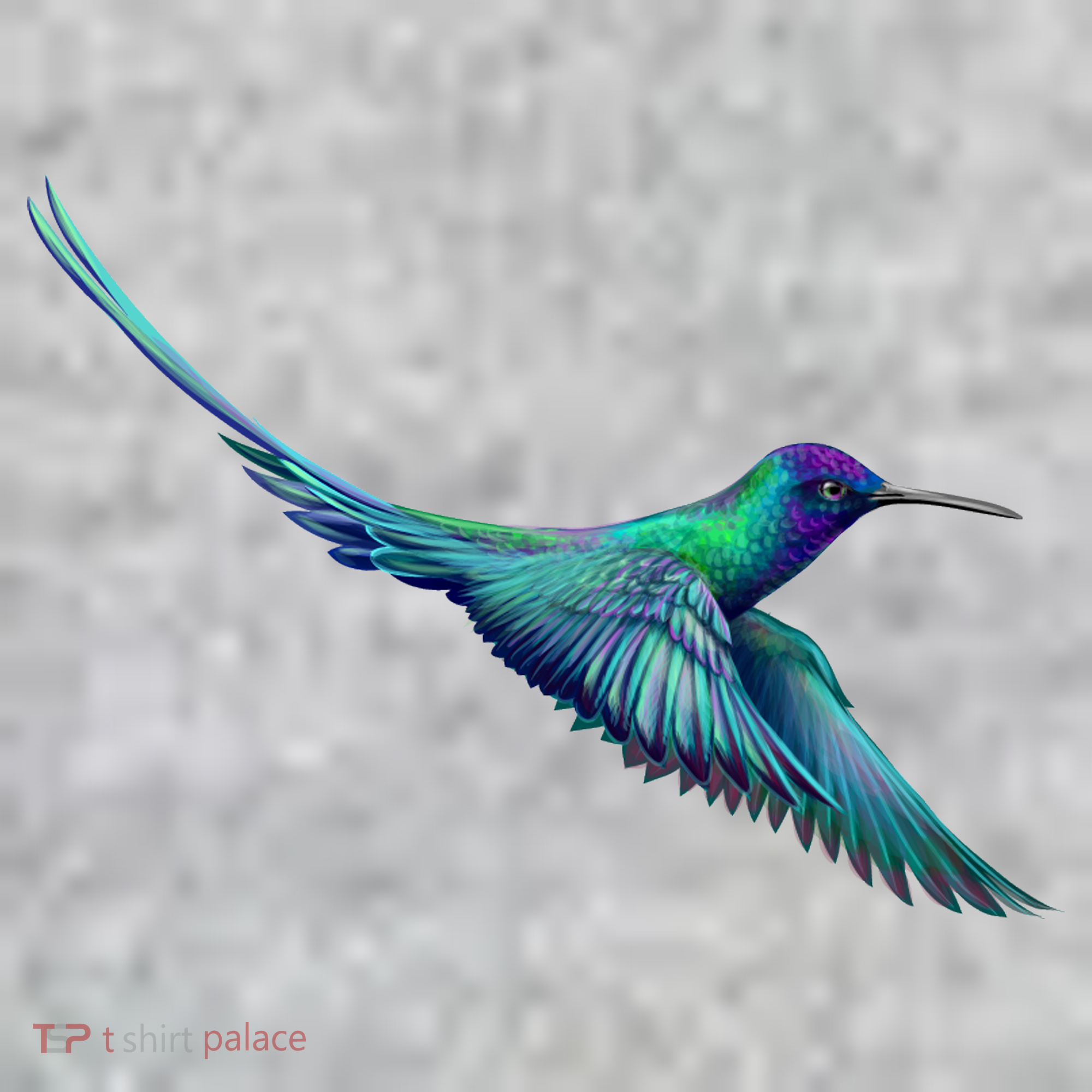 Hummingbird From A Splash Toddler T-Shirt
