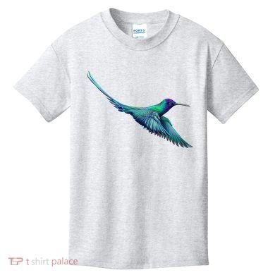 Hummingbird From A Splash Kids T-Shirt
