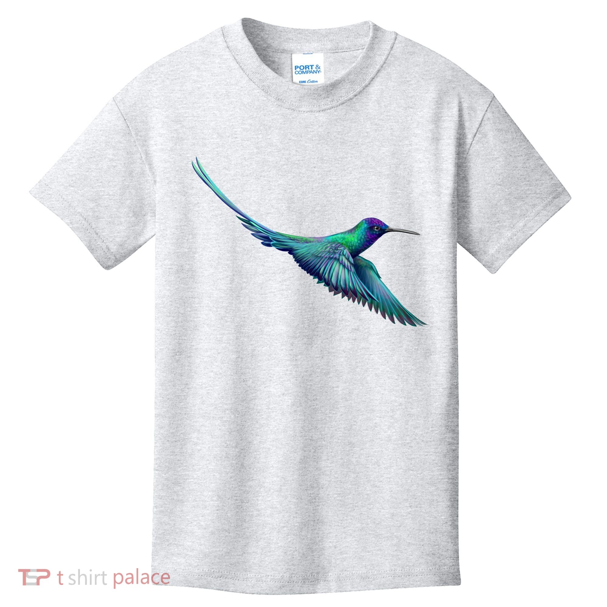 Hummingbird From A Splash Kids T-Shirt