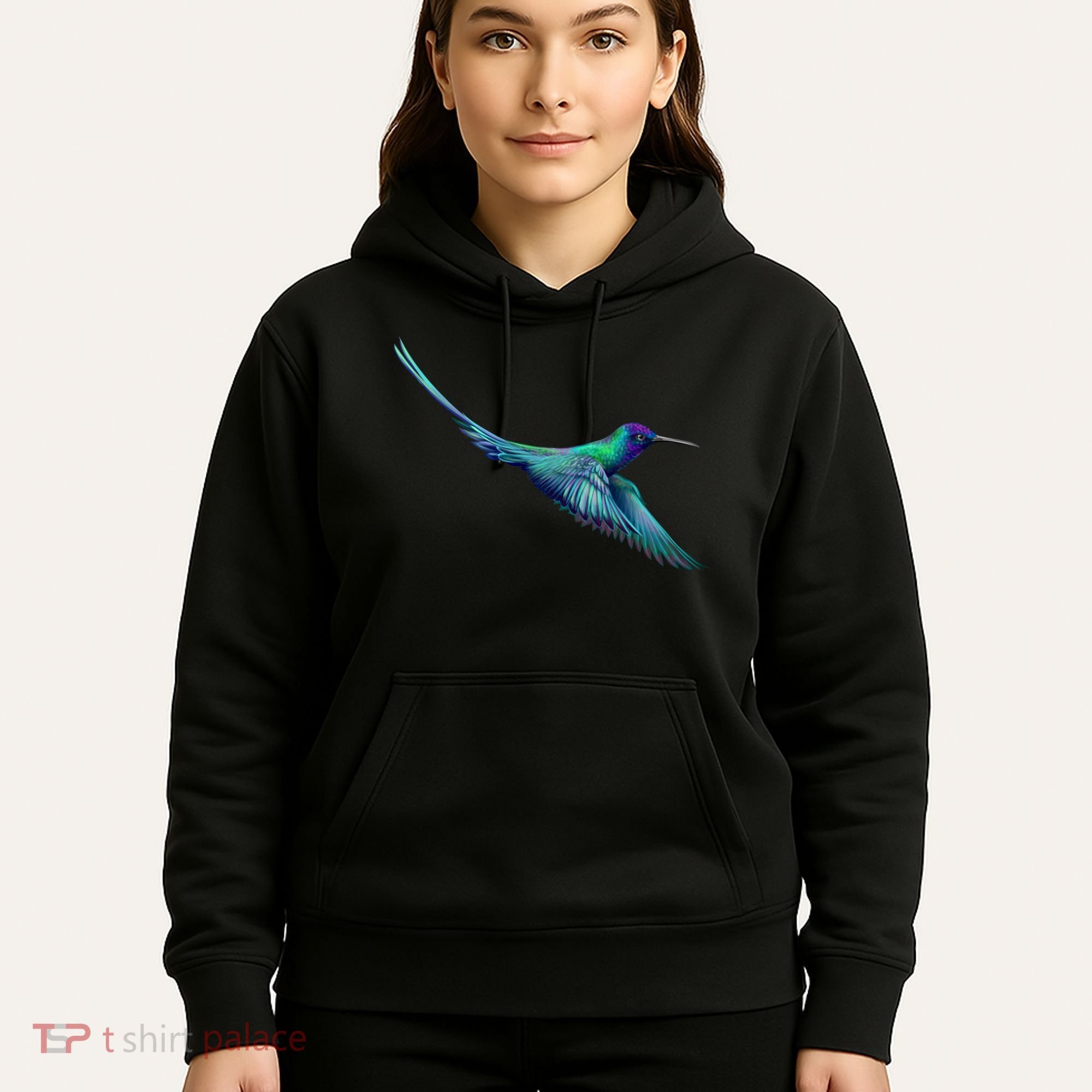 Hummingbird From A Splash Hoodie