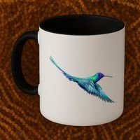 Hummingbird From A Splash Coffee Mug thumb 2