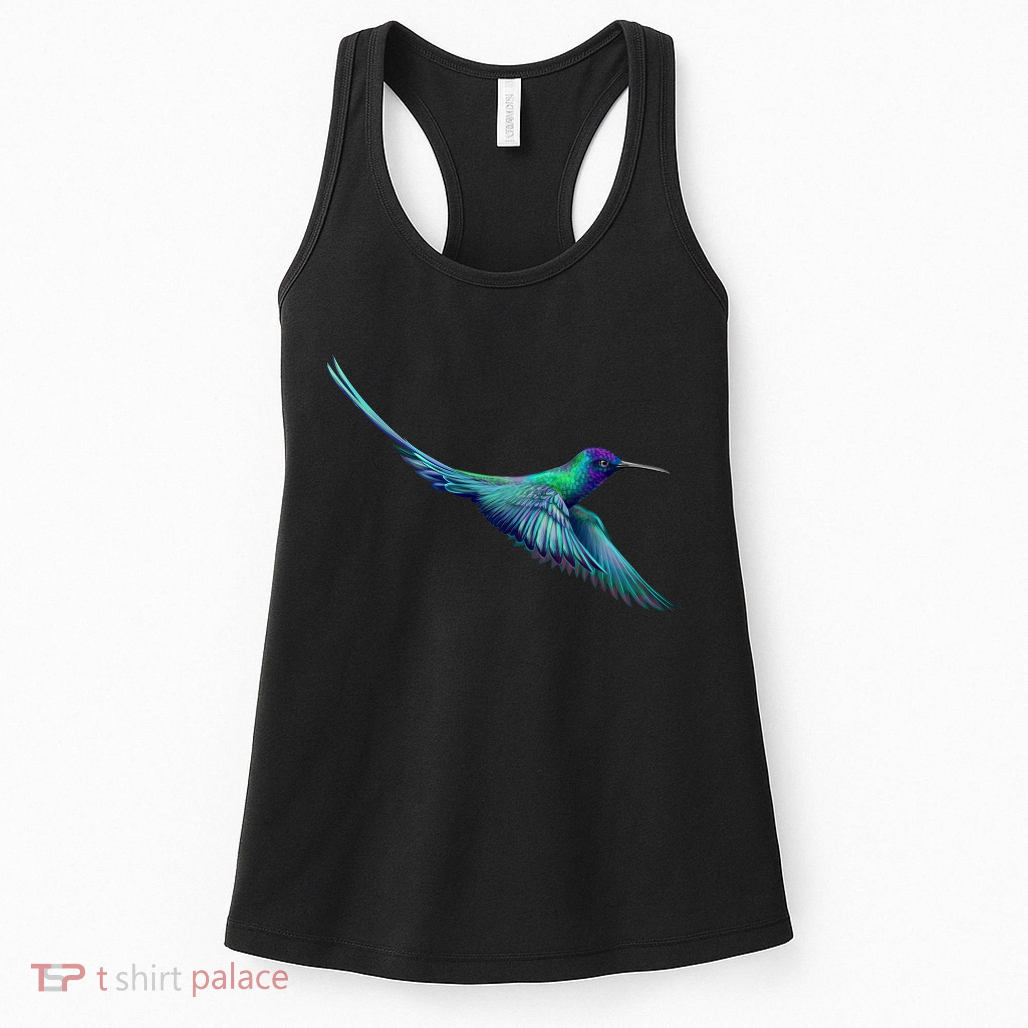 Hummingbird From A Splash Women's Tank Top