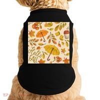 Hello Fall Autumn Season Doggie Tank thumb 0