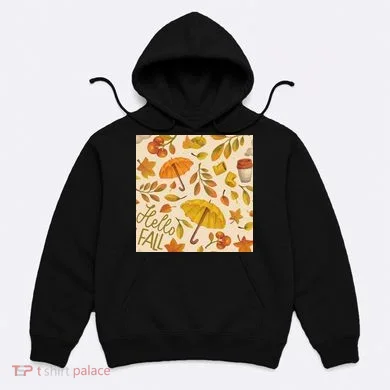 Hello Fall Autumn Season Hoodie