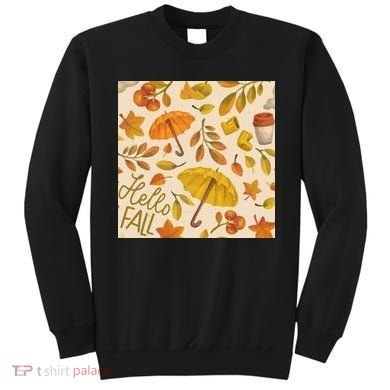 Hello Fall Autumn Season Sweatshirt
