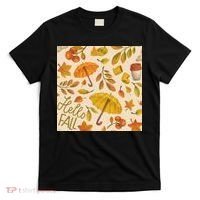 Hello Fall Autumn Season T-Shirt thumb 0